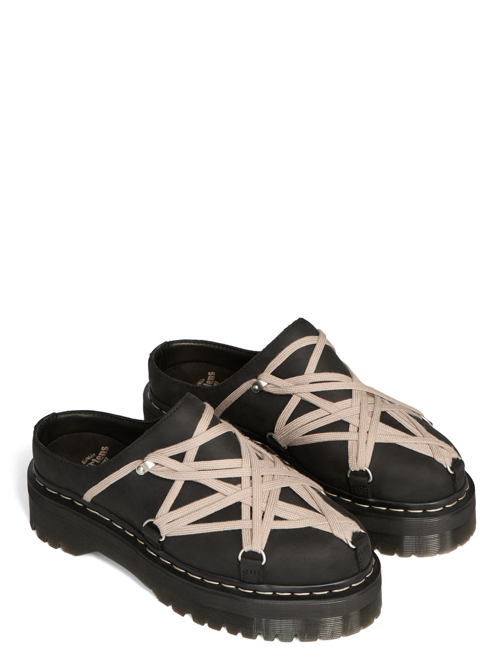 Rick Owens & Dr. Martens Quad Megalace Mule