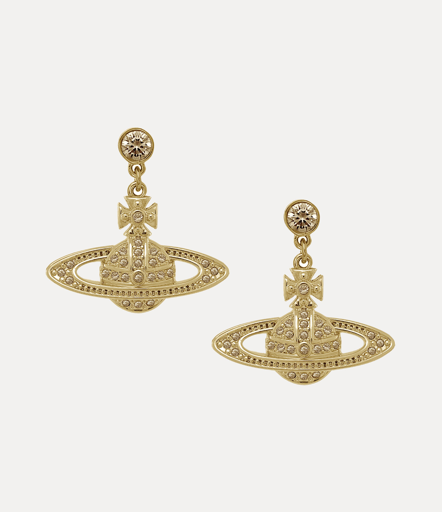 Vivienne Westwood Mini Bas Relief Drop Earrings