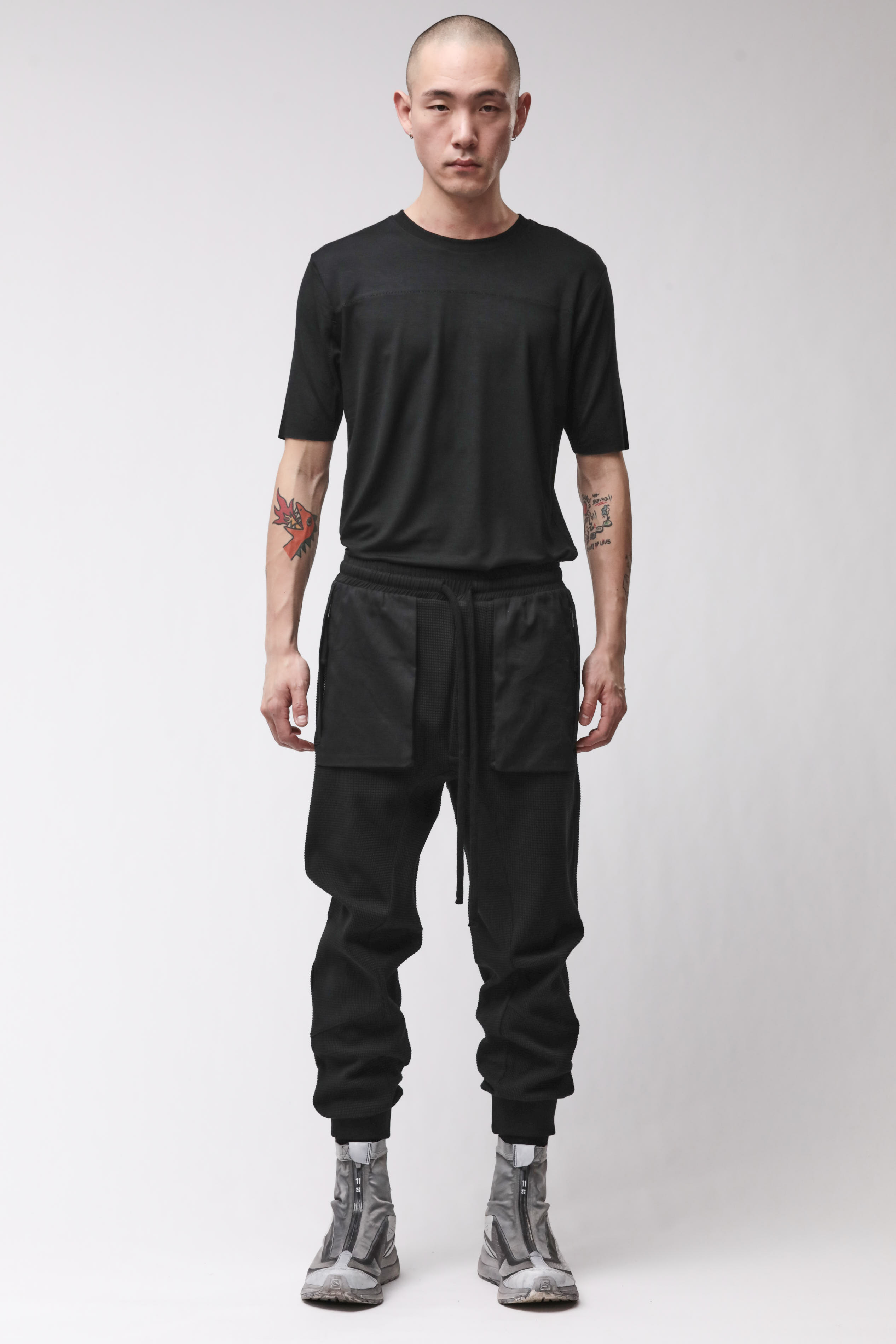 Thom Krom Drop Crotch Trousers