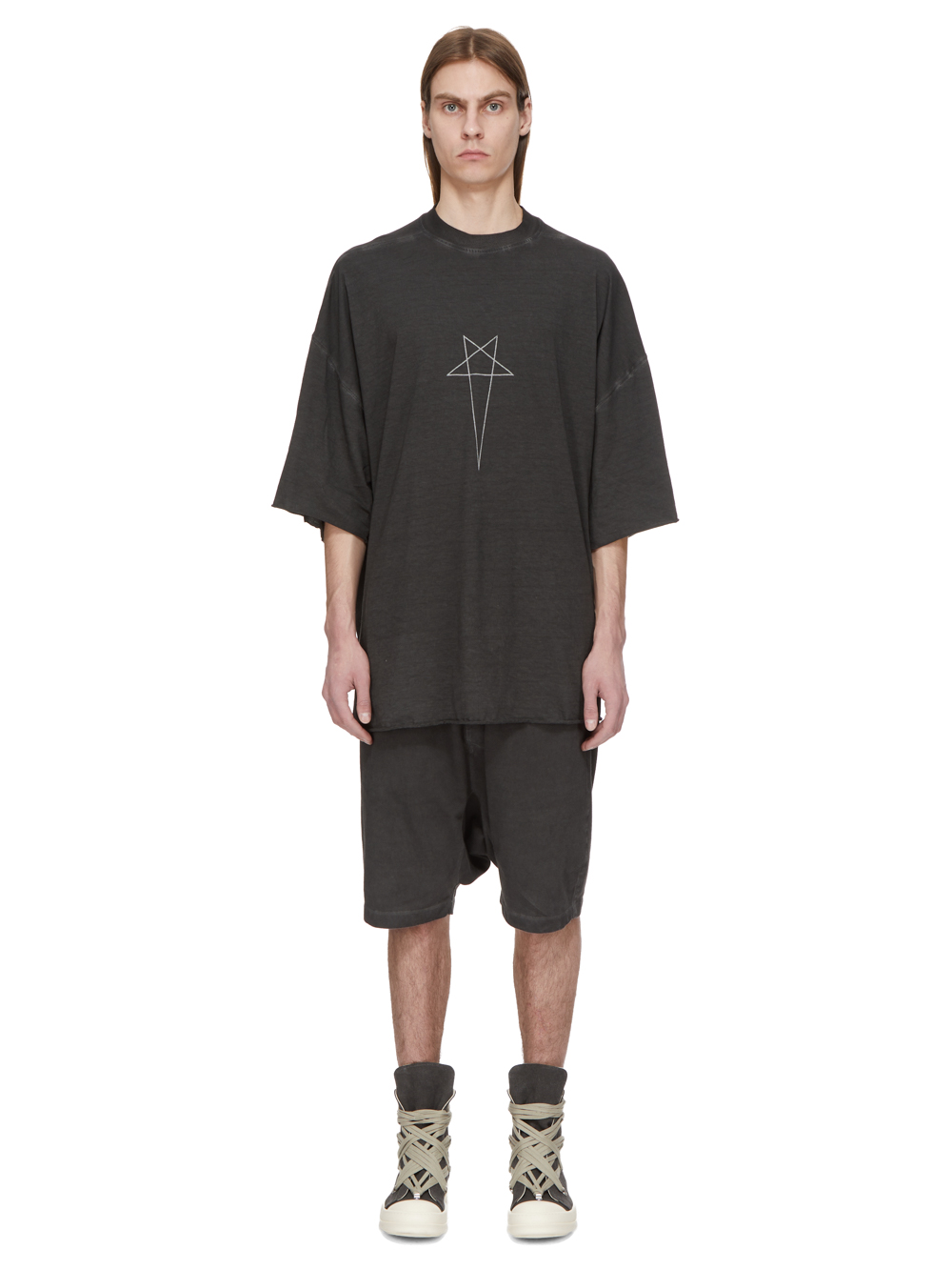 DRKSHDW by Rick Owens Tommy T Faded Black
