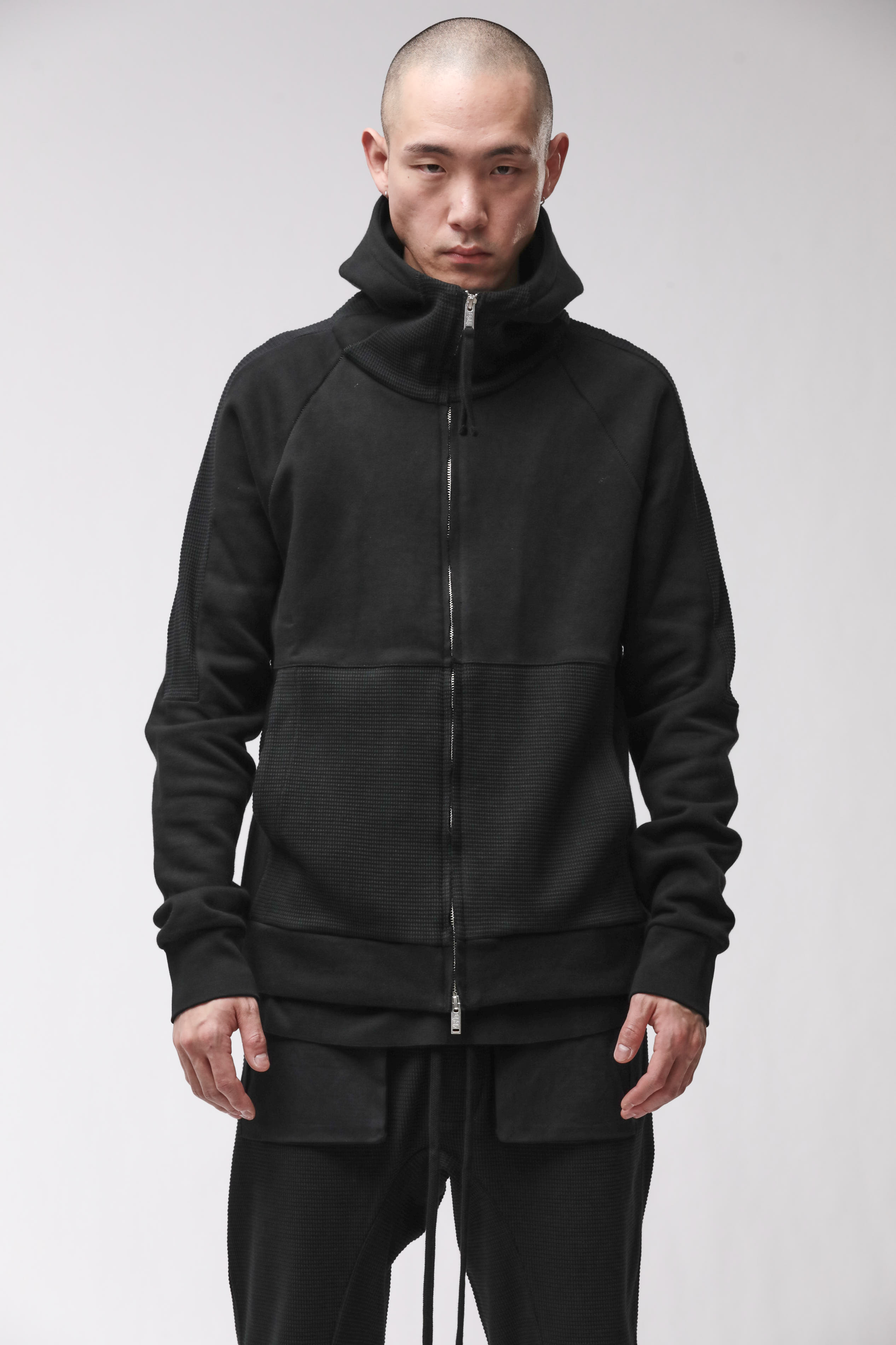Thom Krom Hooded Zip Jacket
