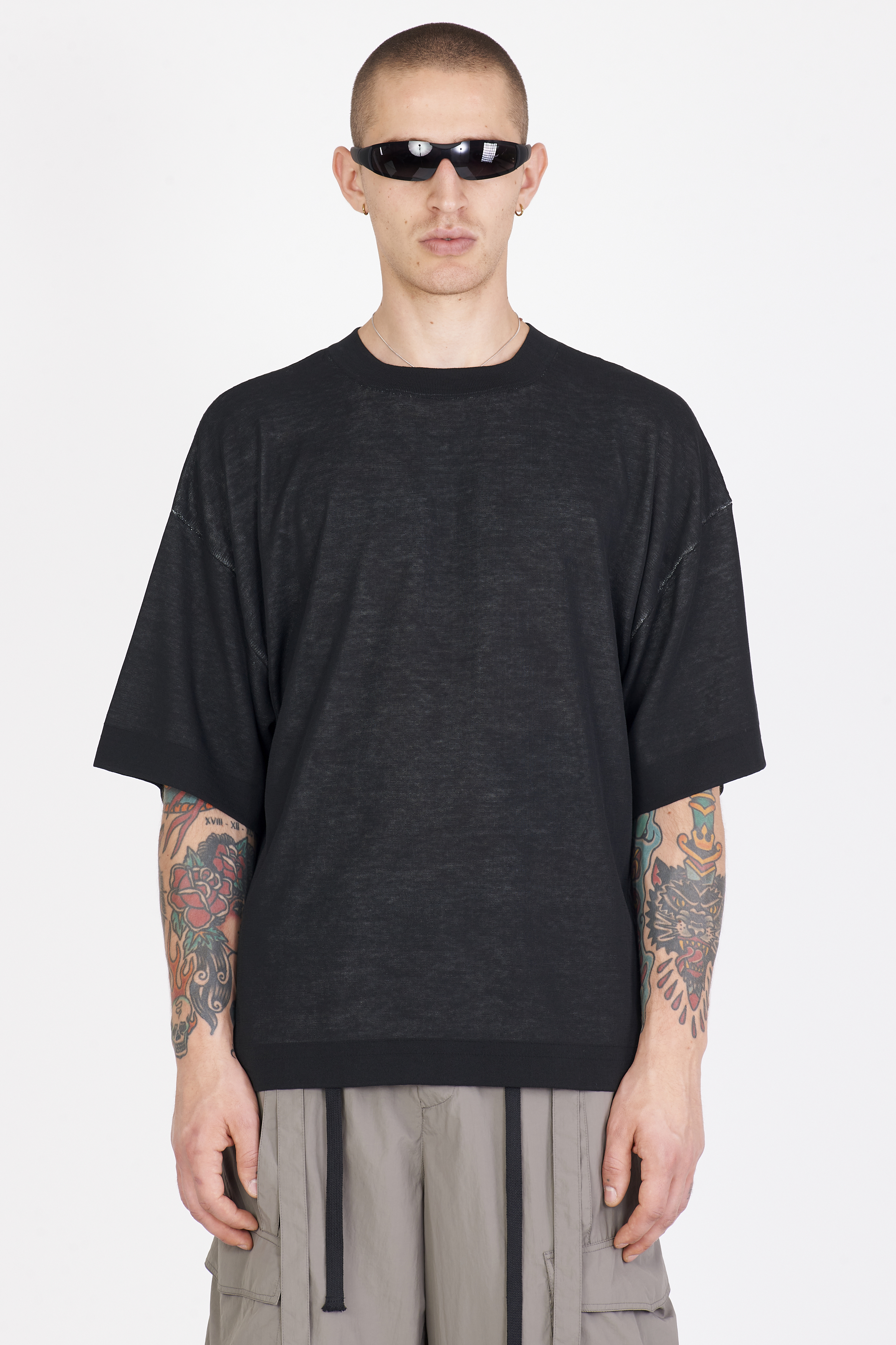 Isabel Benenato double layer T-Shirt