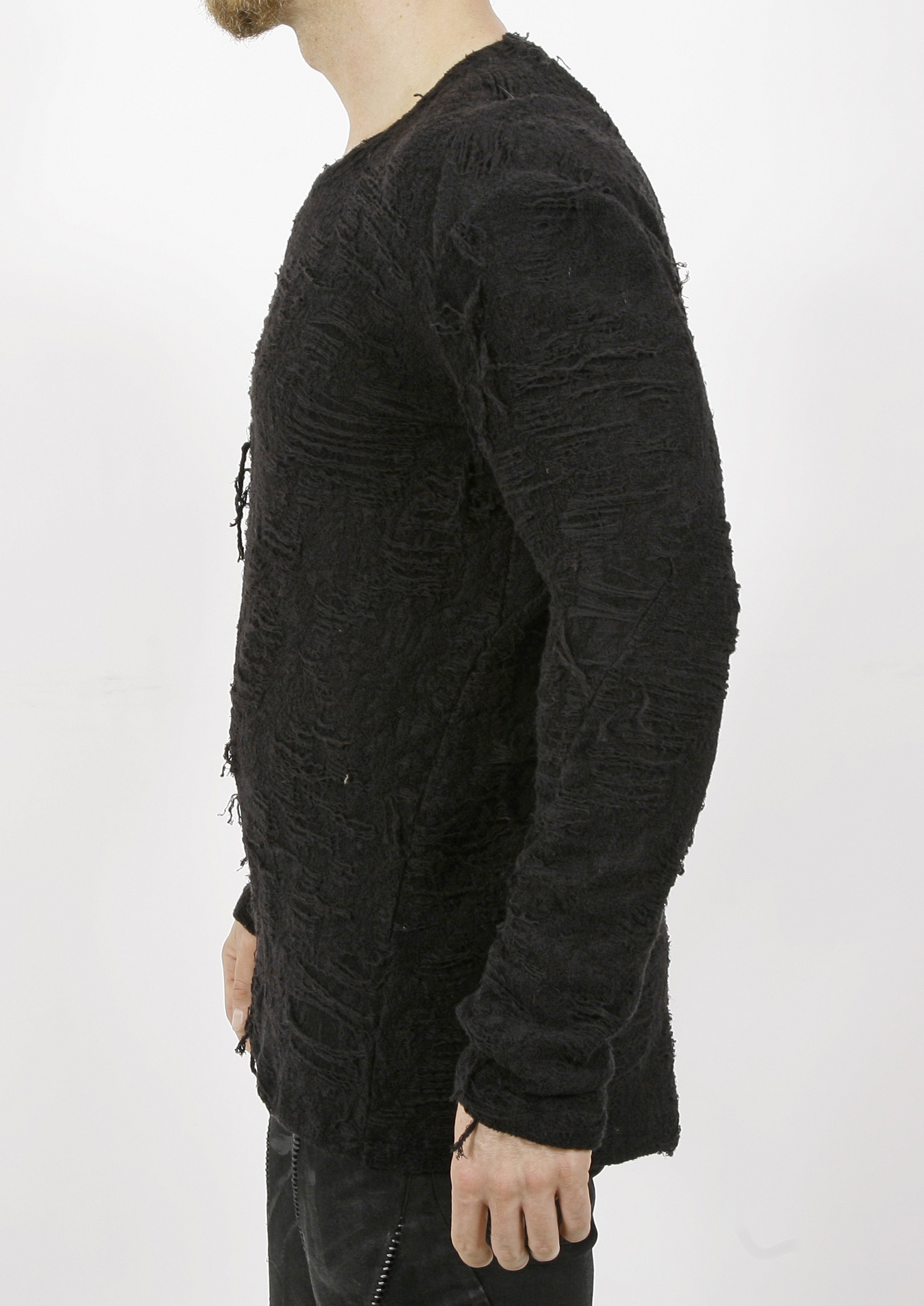 D.Hygen Distressed Terry Long-Sleeve 