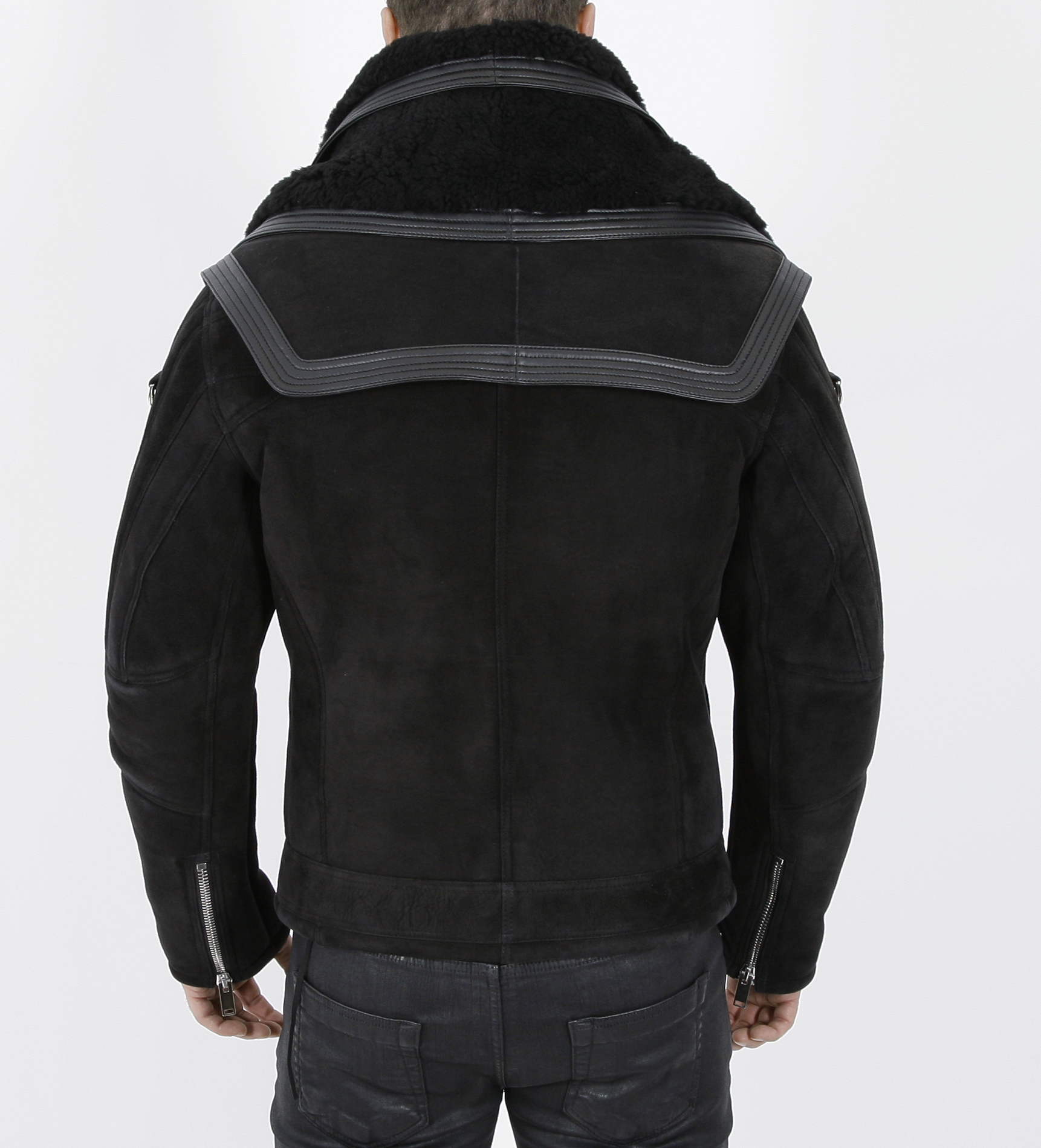 _MG_4925 Les Hommes Lammfelljacke