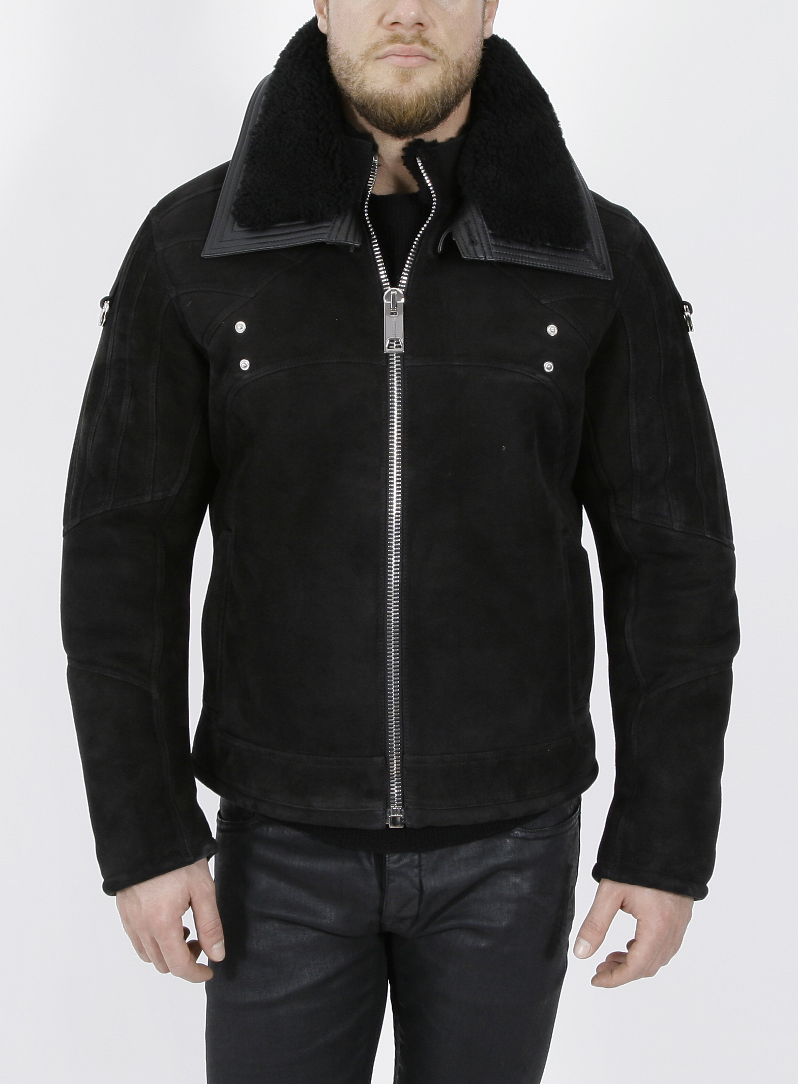 _MG_4928 Les Hommes Lammfelljacke