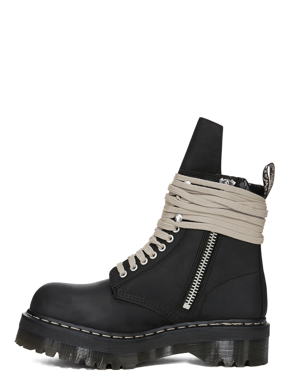 Rick Owens & Dr. Martens Quad Sole Steel Toe Boot 