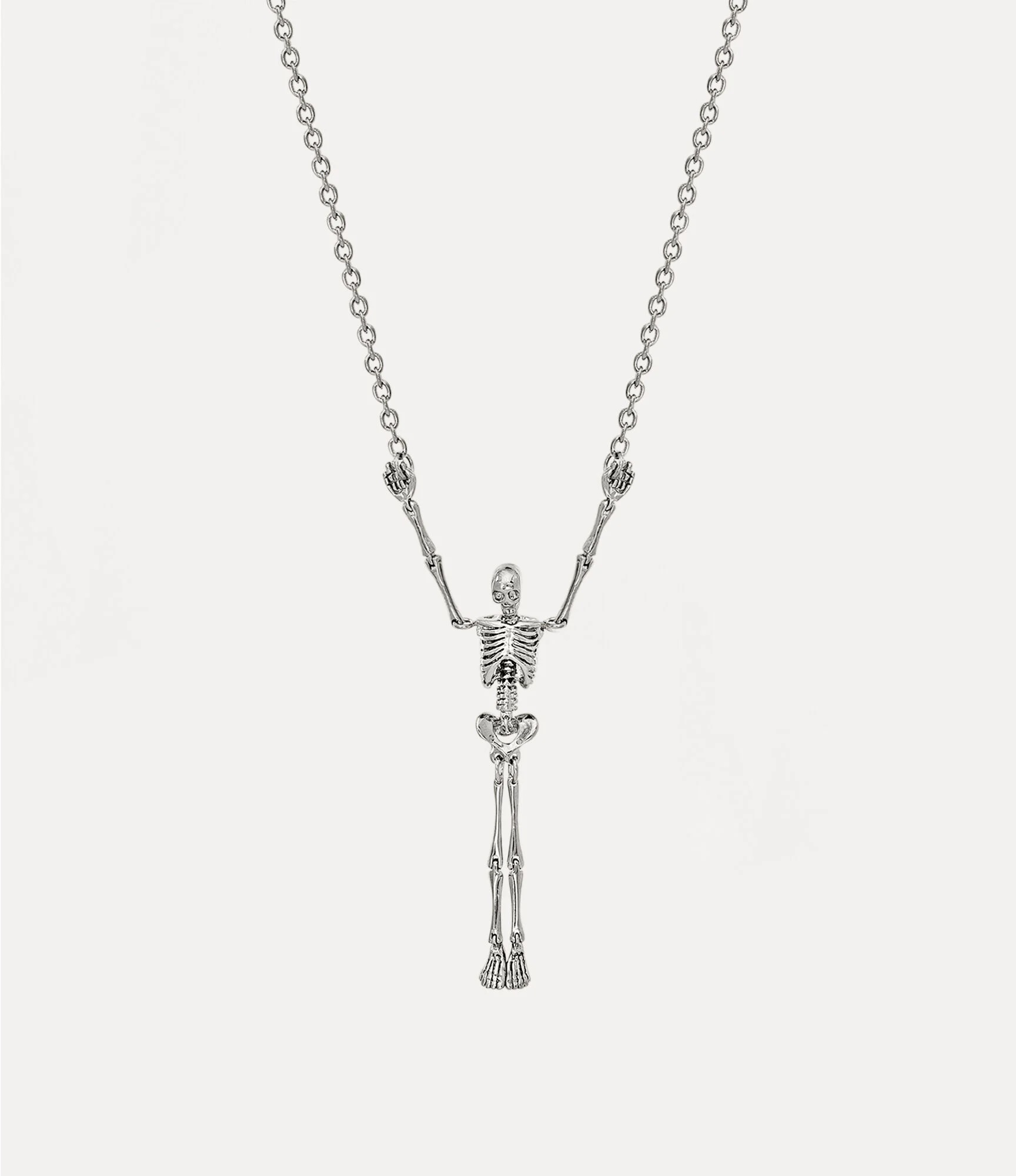 -AUSVERKAUFT- Vivienne Westwood Skeleton Long Necklace silver