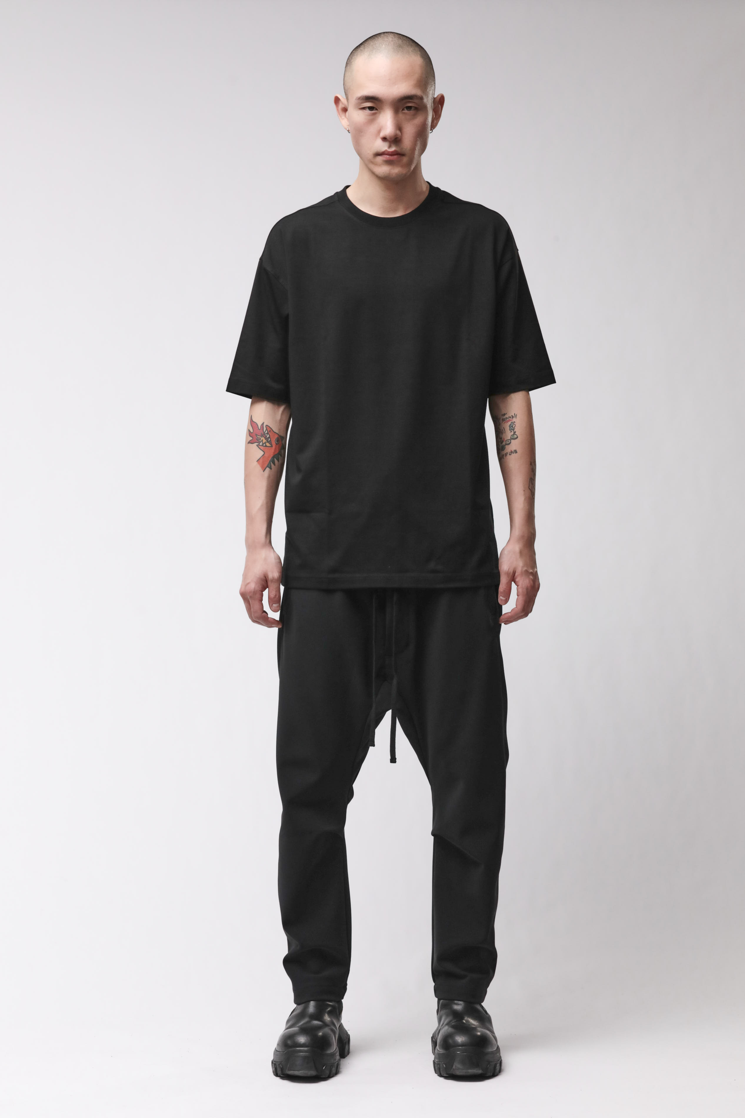 Thom Krom Printed Round Neck Shirt