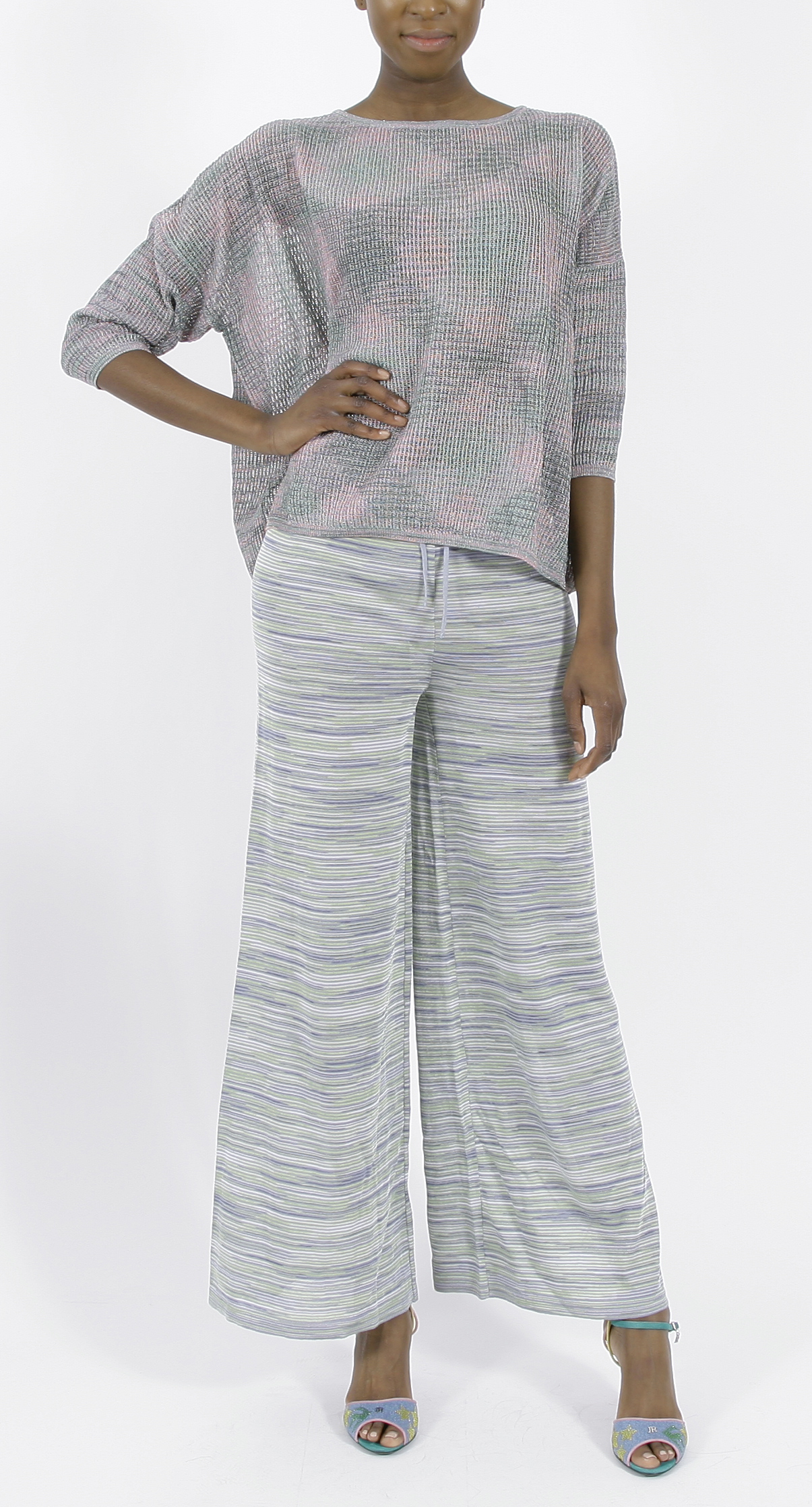 M Missoni Metallic Top