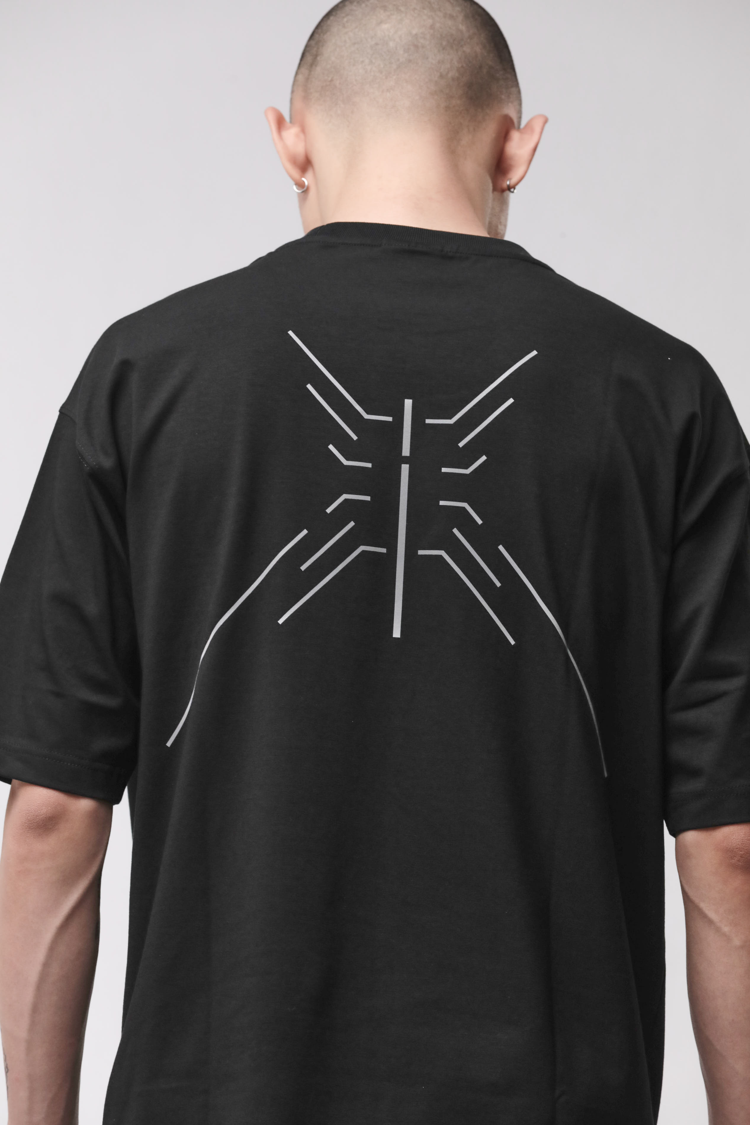Thom Krom Printed Round Neck Shirt