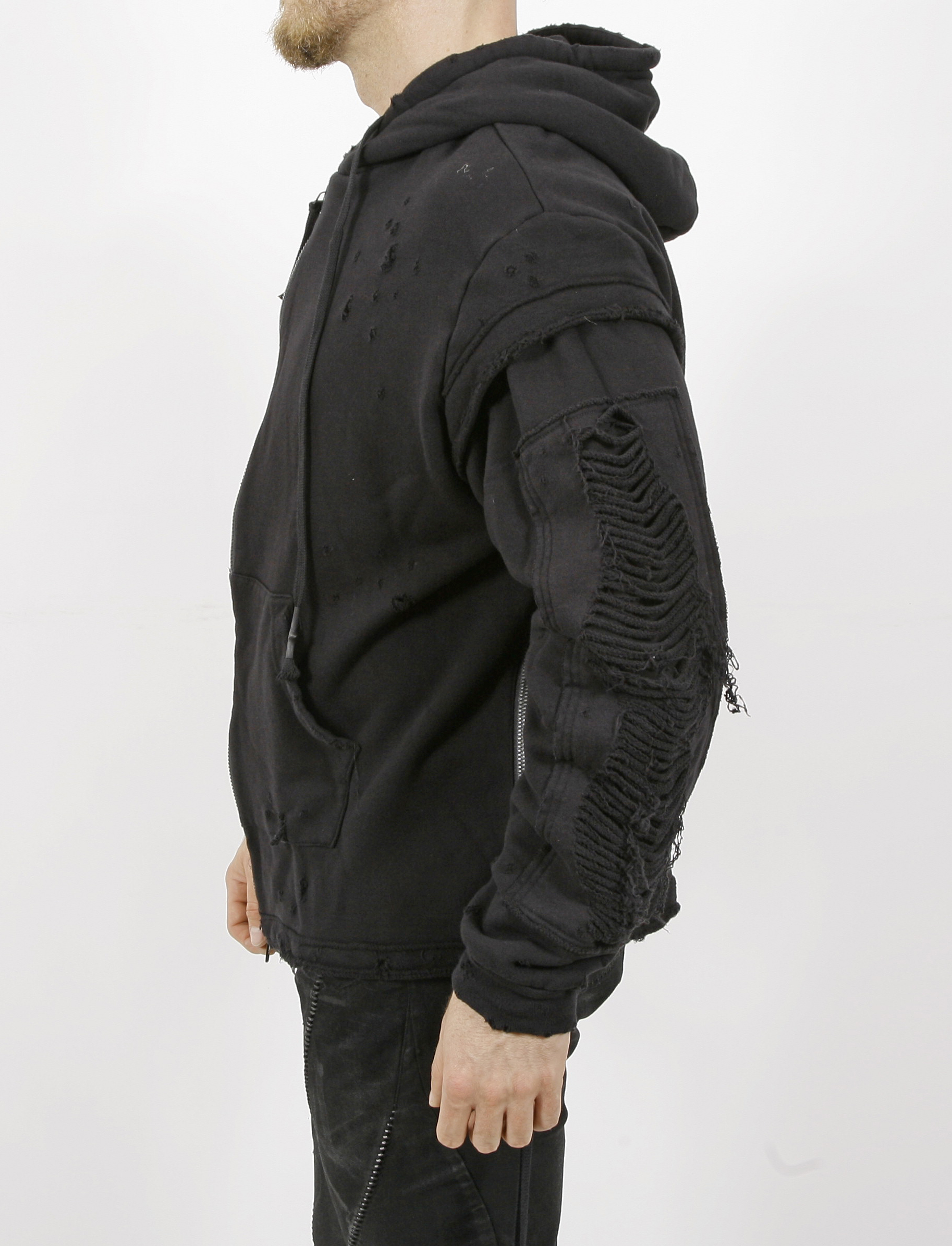 D.Hygen Untwisted French Terry Shotgun Zip Hoodie