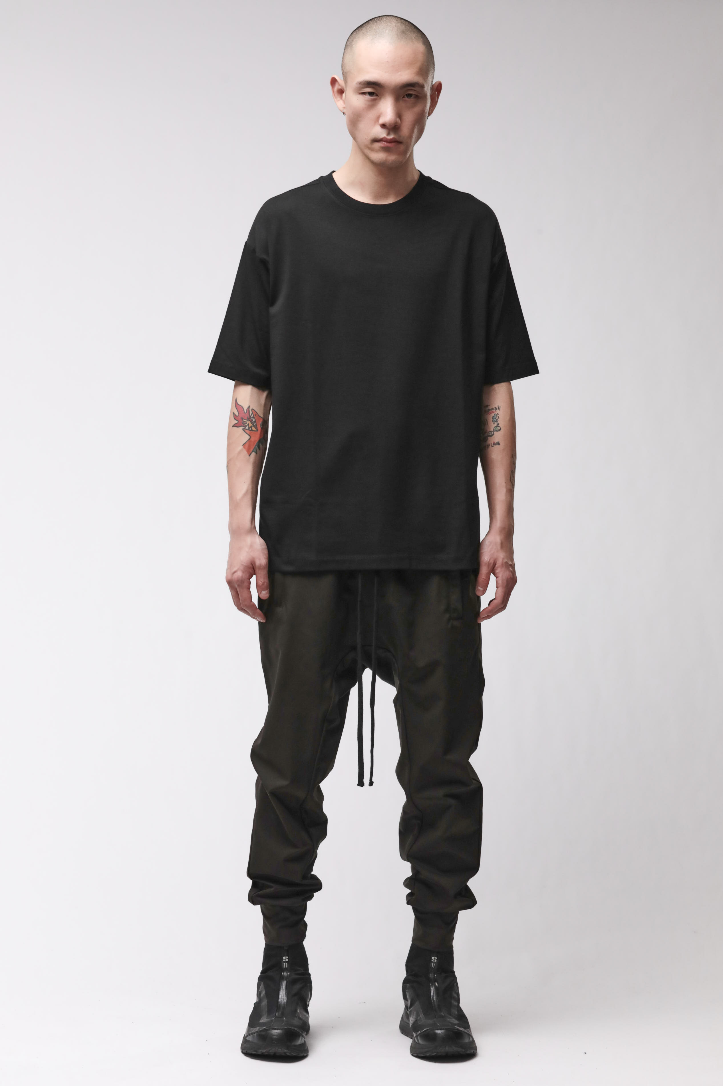 Thom Krom Round Neck Shirt Black