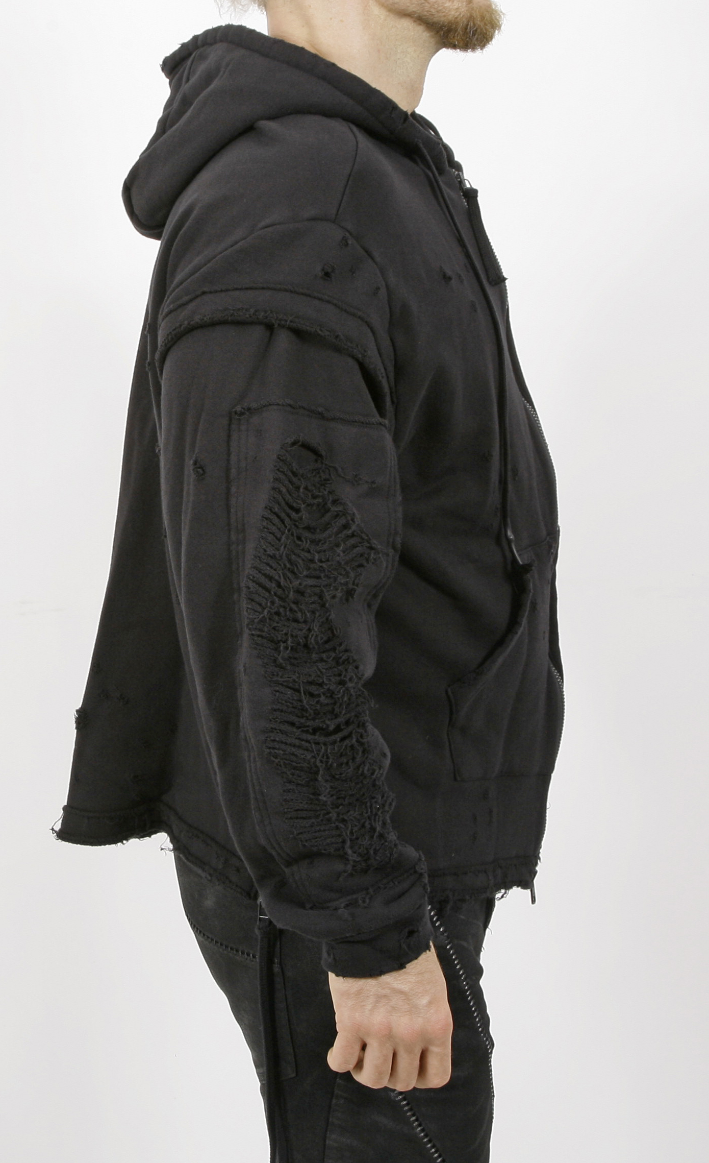 D.Hygen Untwisted French Terry Shotgun Zip Hoodie